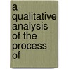 A Qualitative Analysis Of The Process Of door Harold Randolph Crosland
