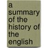 A Summary Of The History Of The English