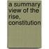 A Summary View Of The Rise, Constitution