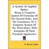 A System Of Applied Optics: Being A Comp door Onbekend