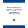 A Systematic Arrangement Of Lord Coke's by Sir Matthew Hale