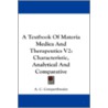 A Textbook Of Materia Medica And Therape door Onbekend