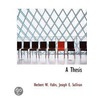 A Thesis by Joseph E. Sullivan