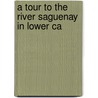 A Tour To The River Saguenay In Lower Ca by Unknown