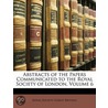 Abstracts Of The Papers Communicated To by Unknown