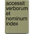 Accessit Verborum Et Nominum Index