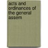 Acts And Ordinances Of The General Assem