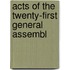 Acts Of The Twenty-First General Assembl
