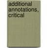Additional Annotations, Critical by Samuel Thomas Bloomfield