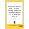 Address Of The New York City Anti-Slaver door Onbekend