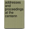 Addresses And Proceedings At The Centenn door M.T. 1830-1902 Runnels
