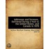 Addresses And Sermons, Delivered During