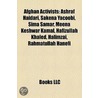 Afghan Activists: Ashraf Haidari, Sakena by Unknown