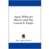 Agnes Wilmott's History And The Lessons