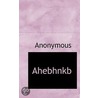 Ahebhnkb door . Anonymous