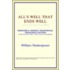 All's Well That Ends Well (Webster's Chi