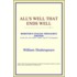 All's Well That Ends Well (Webster's Ita