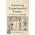 Americ Experim Poetry & Democrat Thoug C