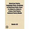 American Poetry: Language Poets, Academy by Books Llc