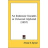 An Endeavor Towards A Universal Alphabet door Onbekend