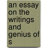 An Essay On The Writings And Genius Of S door Elizabeth Robinson Montagu