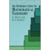 An Introduction to Mathematical Taxonomy door G. Dunn