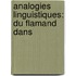 Analogies Linguistiques: Du Flamand Dans