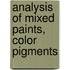 Analysis Of Mixed Paints, Color Pigments
