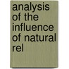 Analysis Of The Influence Of Natural Rel by Unknown
