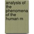 Analysis Of The Phenomena Of The Human M