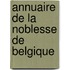 Annuaire De La Noblesse De Belgique