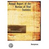 Annual Report Of The Bureau Of Vital Sta door Onbekend