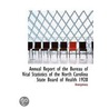 Annual Report Of The Bureau Of Vital Sta by Unknown