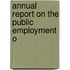 Annual Report On The Public Employment O