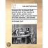 Answers For Archibald Duff, Sheriff-Cler