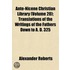 Ante-Nicene Christian Library (Volume 20