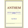 Anthem (Webster's Italian Thesaurus Edit by Reference Icon Reference