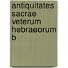 Antiquitates Sacrae Veterum Hebraeorum B by Adriaan Reland