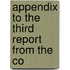 Appendix To The Third Report From The Co