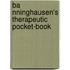 Ba Nninghausen's Therapeutic Pocket-Book