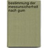 Bestimmung Der Messunsicherheit Nach Gum