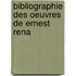 Bibliographie Des Oeuvres De Ernest Rena
