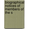 Biographical Notices Of Members Of The S door Mary Leadbeater
