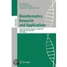 Bioinformatics Research And Applications door Onbekend