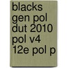 Blacks Gen Pol Dut 2010 Pol V4 12e Pol P door Glenn Hutton