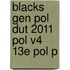 Blacks Gen Pol Dut 2011 Pol V4 13e Pol P