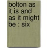 Bolton As It Is And As It Might Be : Six door Thomas Hayton Mawson