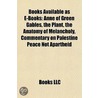 Books Available As E-Books: Anne Of Gree door Source Wikipedia