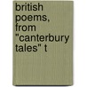 British Poems, From "Canterbury Tales" T door Onbekend