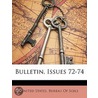 Bulletin, Issues 72-74 door Onbekend